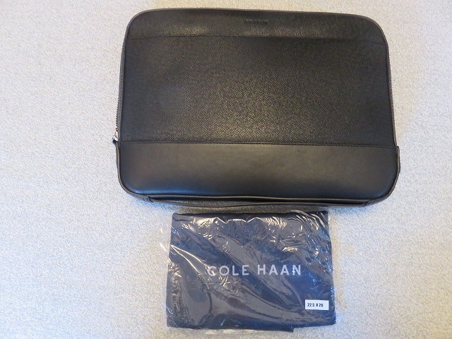 Cole Hahn（COLE HAAN）皮革製作第二袋（未使用） 原文:コール ハーン（COLE HAAN）　革製　セカンドバッグ　　（未使用）