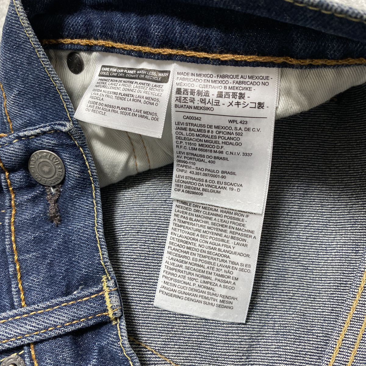 11B【着少】LEVIS リーバイス 527 デニム ジーンズ ジーパン パンツ 34 ブーツカット 05527-0524 格安_画像7