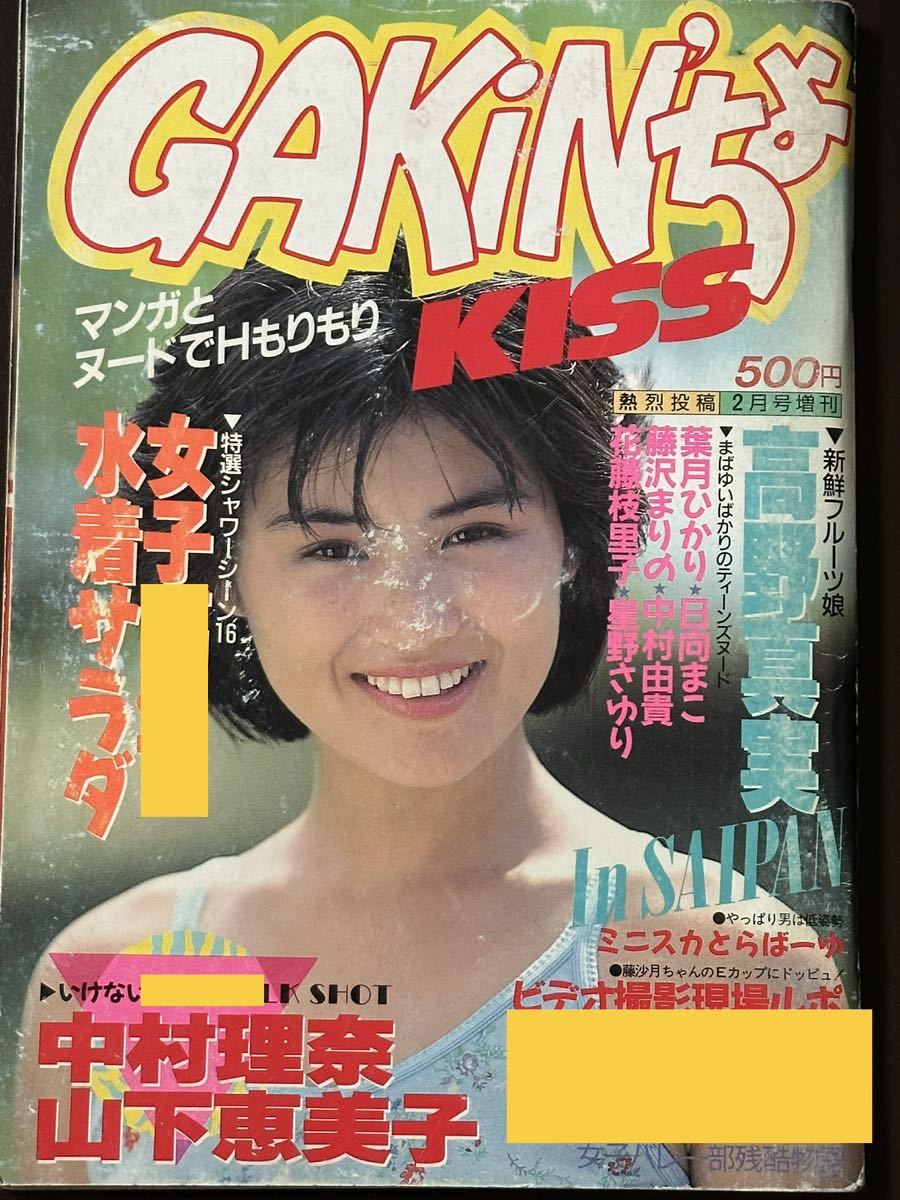 【在庫限り】 GAKiNちょKISS 熱烈投稿2月号増刊 1989年 複数被写体