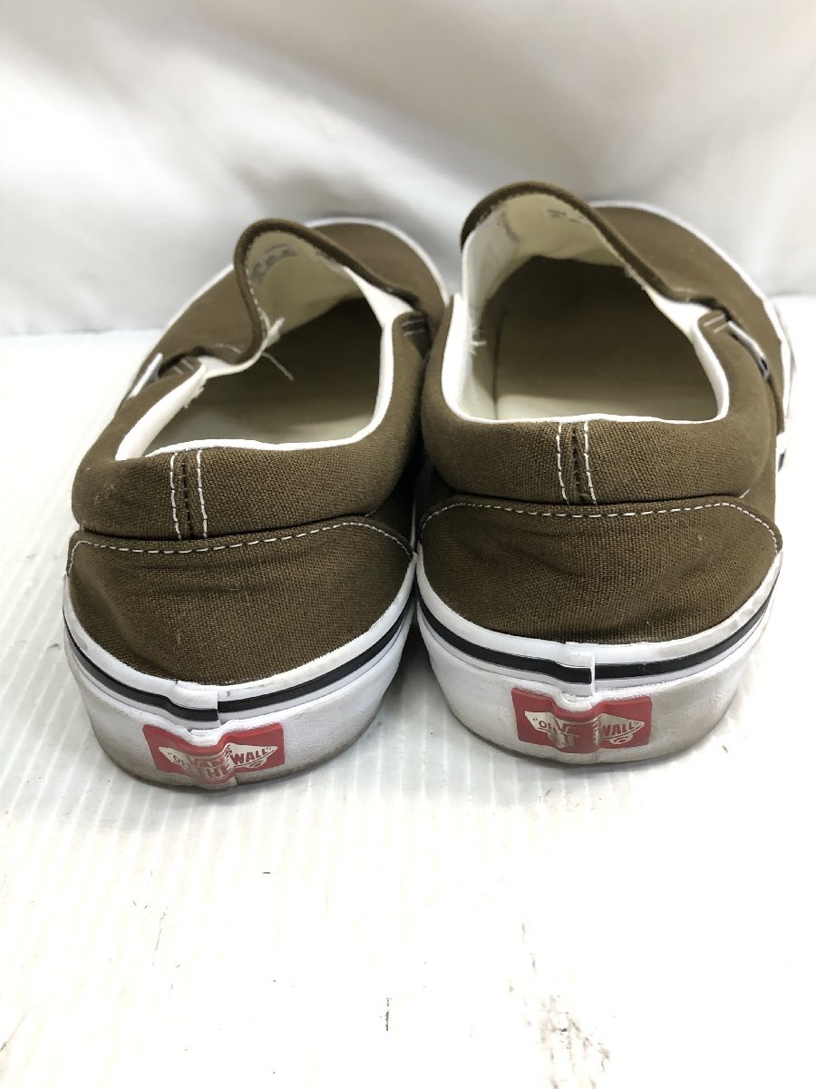 §　B47075　VANS ヴァンズ クラシックスリッポン 28.0cm カーキ系 シューズ 靴 中古品_画像3