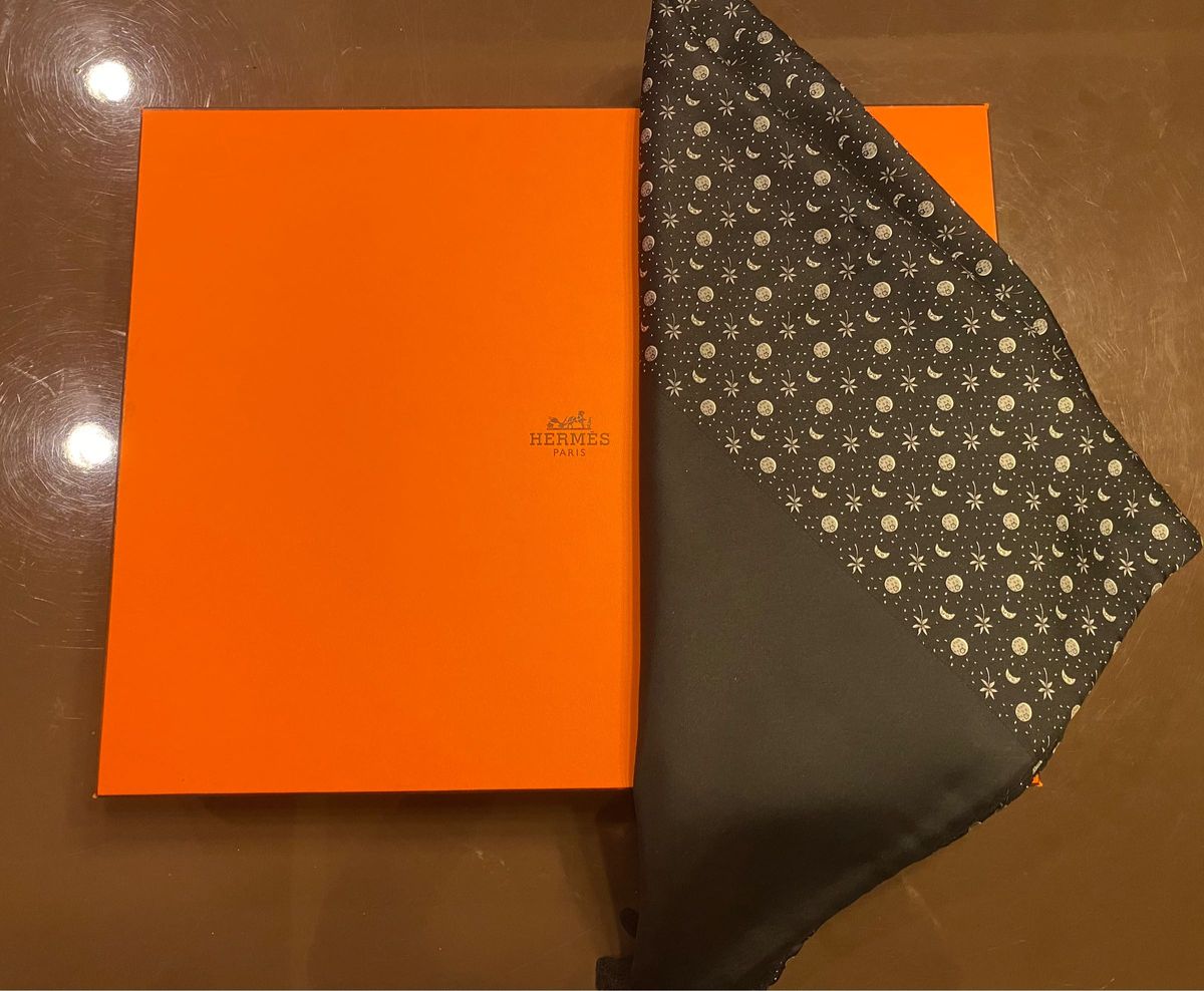 HERMES  エルメス スカーフ シルク アンゴラ マフラー ストール　