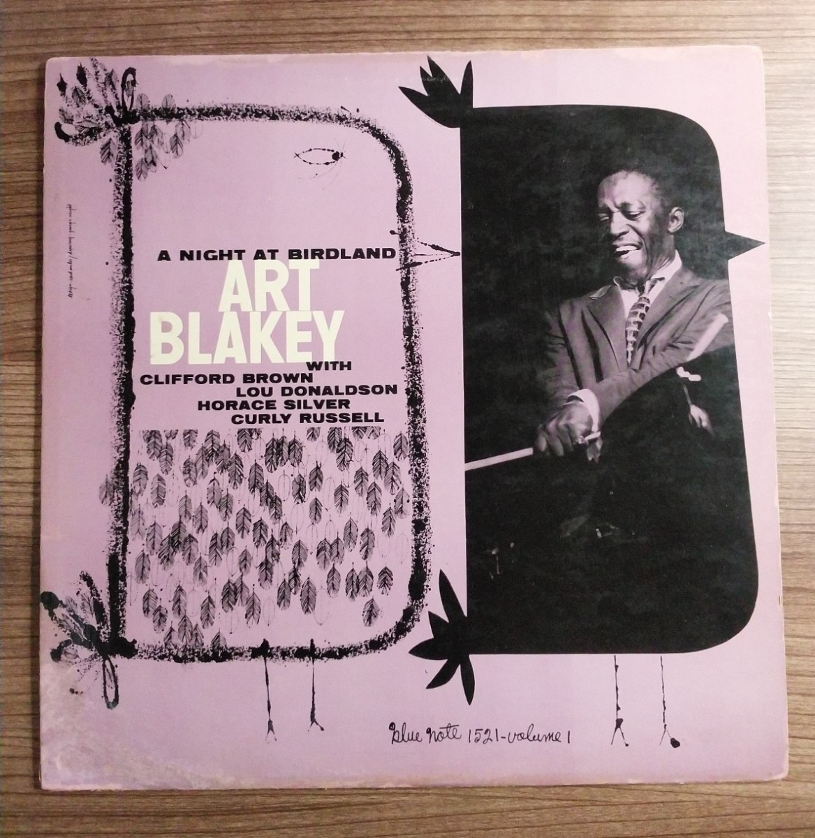 【ART BLAKEY】A NIGHT AT BIRDLAND/MONO/USA盤/DG/47WEST63rd/耳/RVG/9M/爆音/ジャケ難_画像1