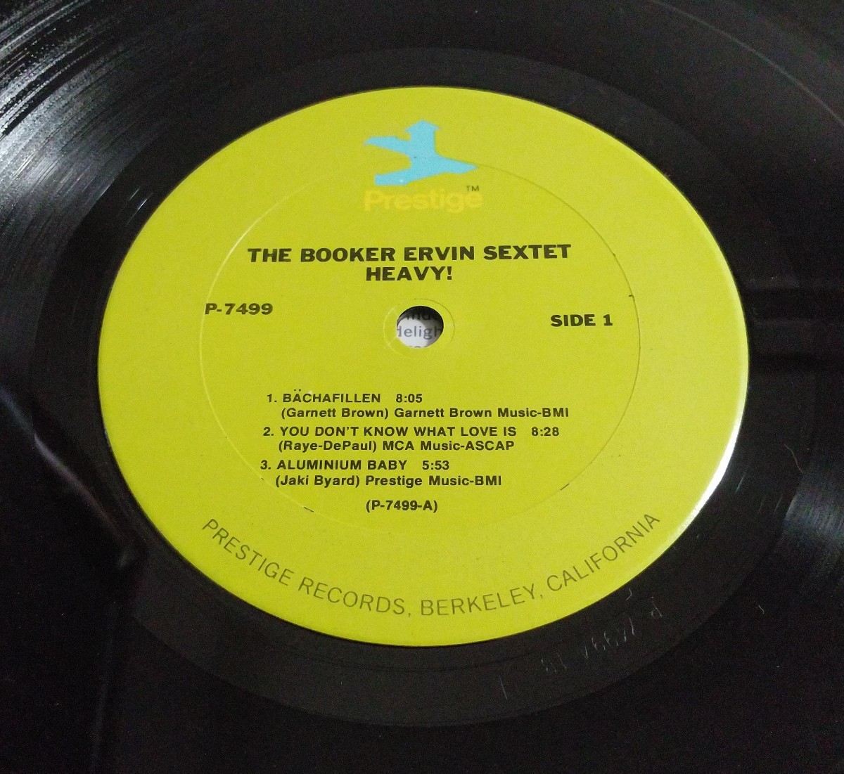 【BOOKER ERVIN】HEAVY!!!//黄緑ラベル/FANTASY/美盤_画像4