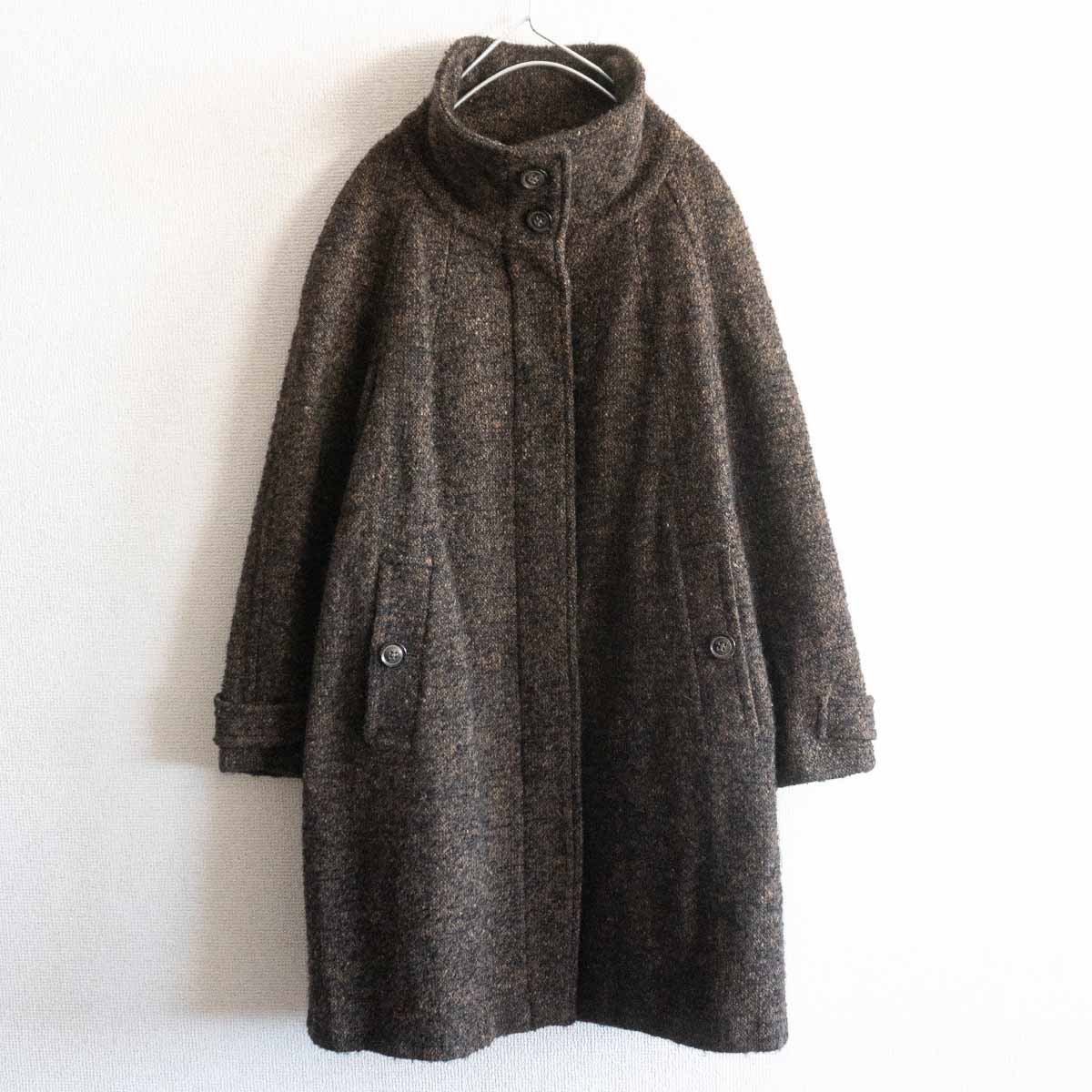 【美品】 MAX MARA WEEKEND【ミックス ツイード コート】42 ウール マックスマーラ 2311320