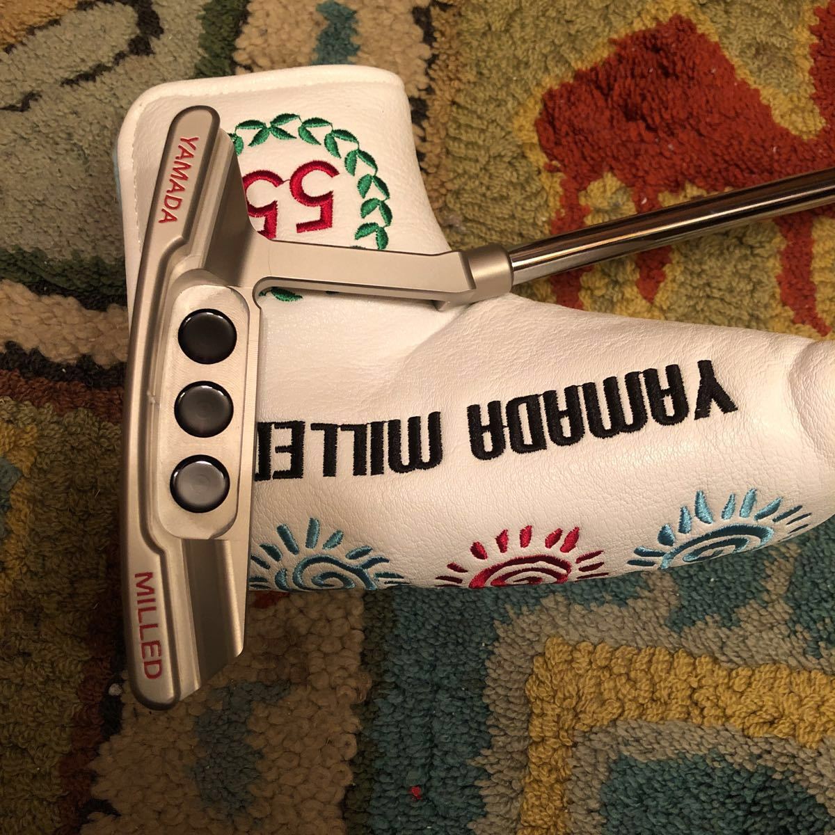 山田高爾夫推桿34英寸新貨皇Ts Ts Saka Custom Dot 原文:山田ゴルフパター34インチ新品のエンペラーツウサカイカスタムドット