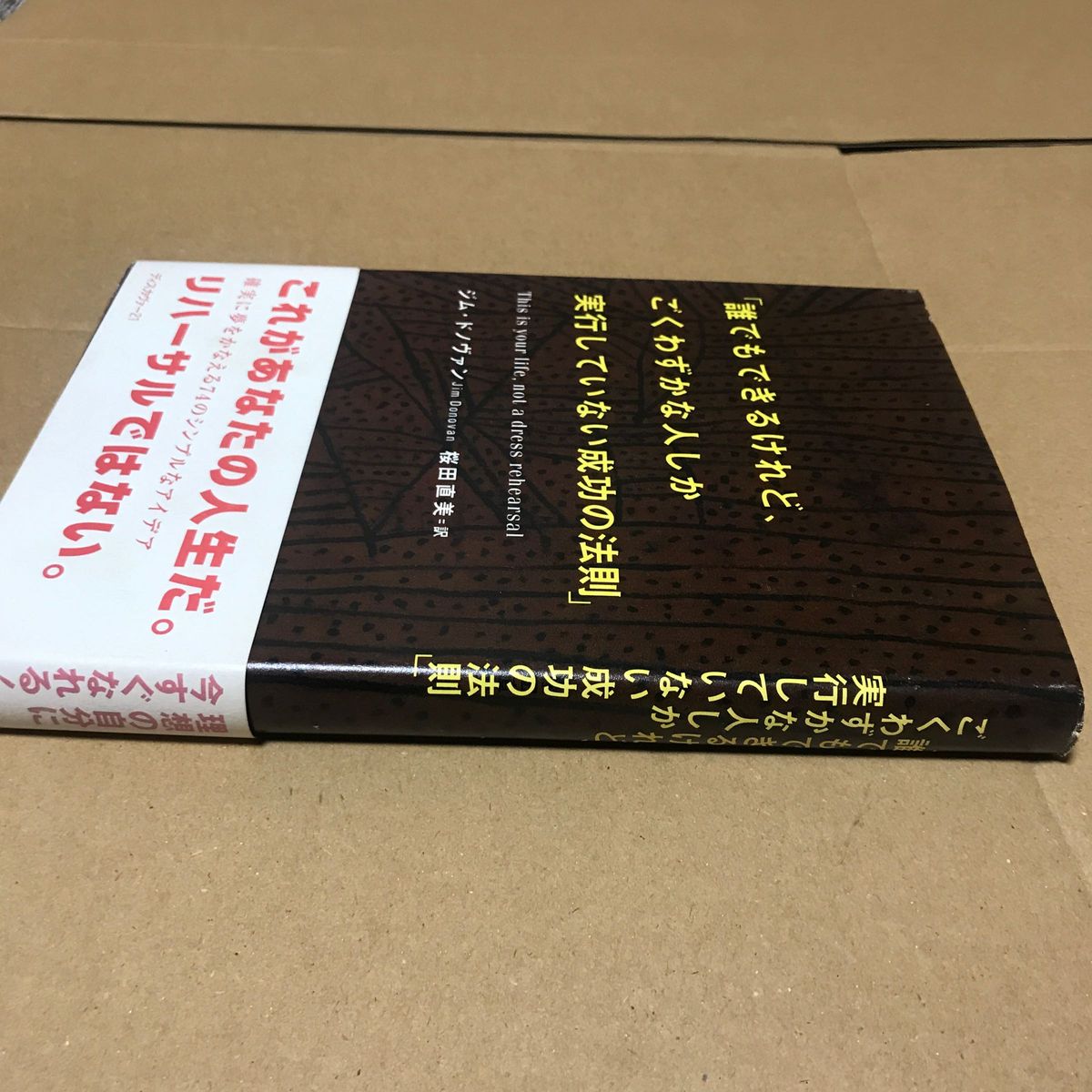 誰でもできるけれど、ごくわずかな人しか実行していない成功の法則 ジム・ドノヴァン／著　桜田直美／訳