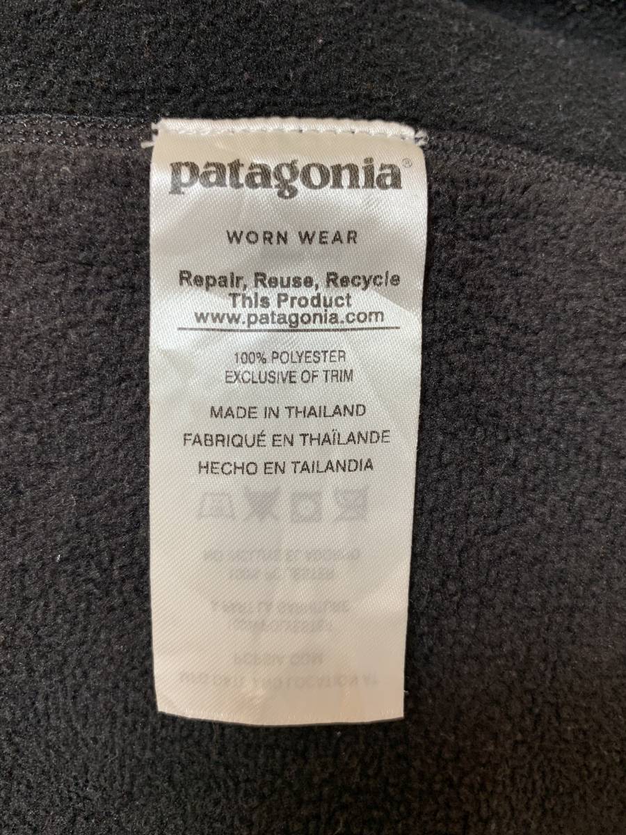 入手困難品★17年製　美中古・ Patagonia パタゴニア★　ハーフジップ　BLK　サイズL_画像6