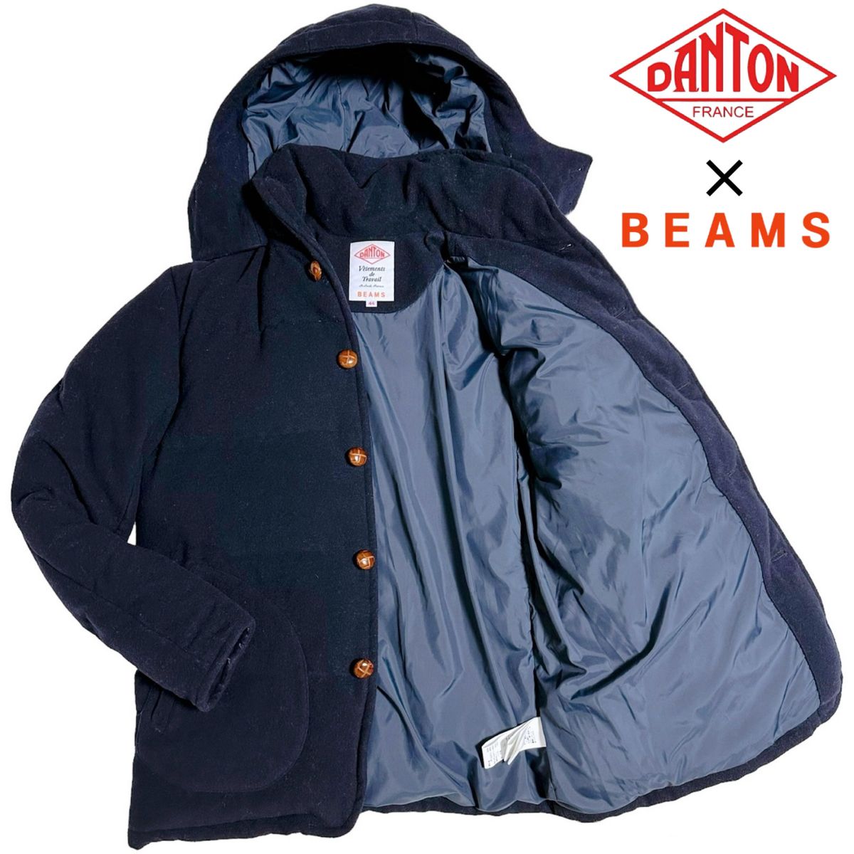 希少44サイズ DANTON BEAMS別注 ダントン ビームス ウールモッサ 希少44サイズ DANTON BEAMS別注 ダントン ビームス ウールモッサ