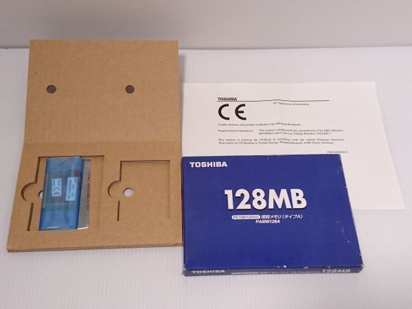 開封未使用品★Toshiba 128MB 増設メモリ　PAMM128A PC100/133対応　Samsung M463S1654CT1-L7A_画像4