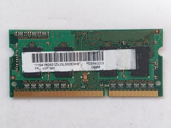 中古品★Hynix メモリ 2R×16 PC3-8500S-7-10-A1★1G×1枚 計1GB_画像2