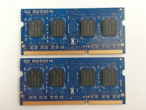 中古品★Elixir メモリ 2GB 1Rx8 PC3-10600S-9-10-B2★2G×2枚 計4GB_画像2