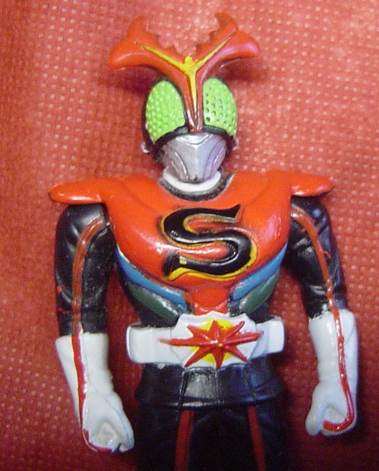 12A94-21 Bandai Shokugan настоящий rider Kamen Rider Stronger окраска завершено фигурка 