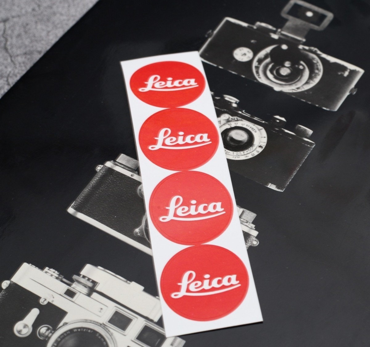 Leica stickers ライカ　ステッカー 4枚 サイズS ライカ Leica_画像7