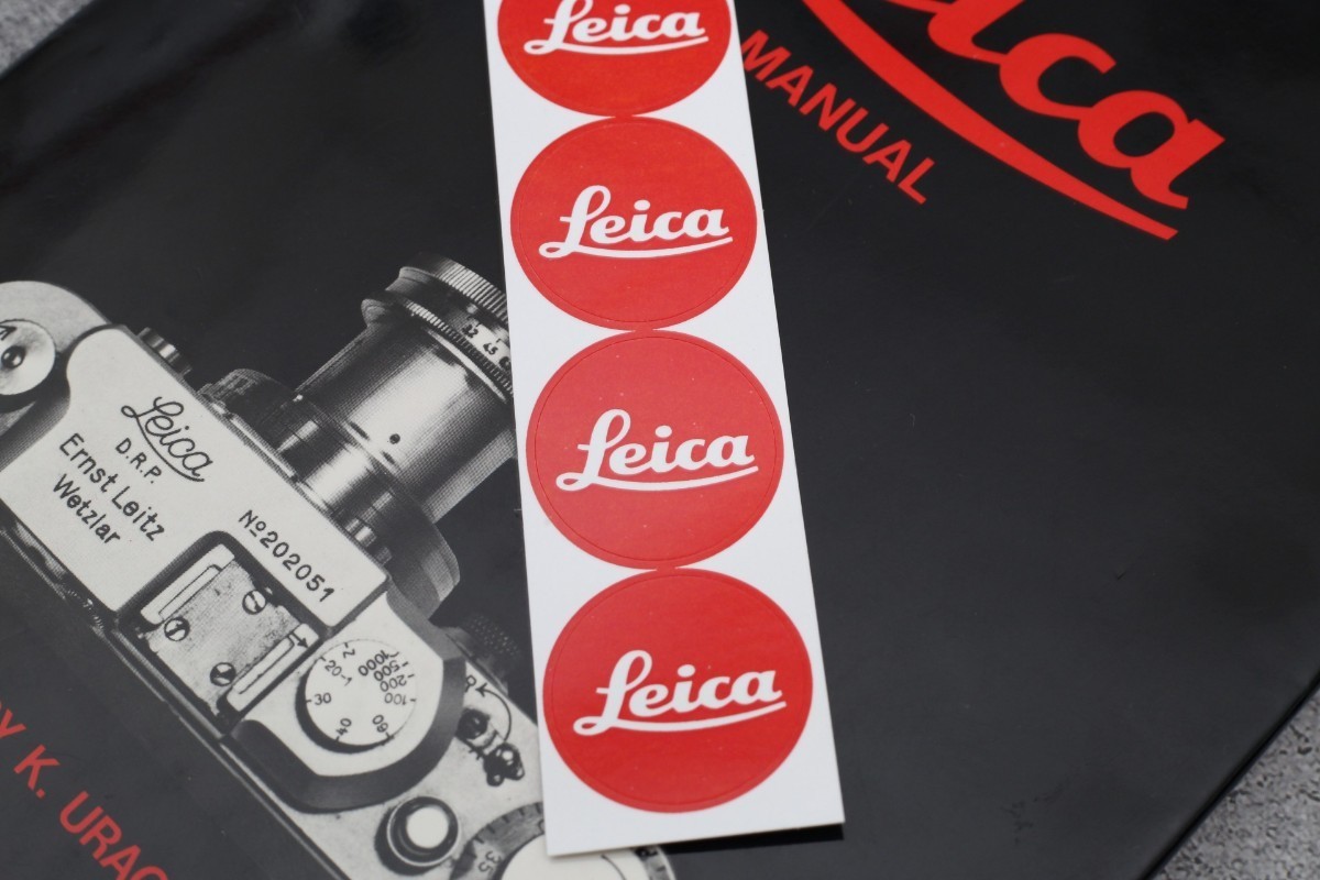 Leica stickers ライカ　ステッカー 4枚 サイズS ライカ Leica_画像3