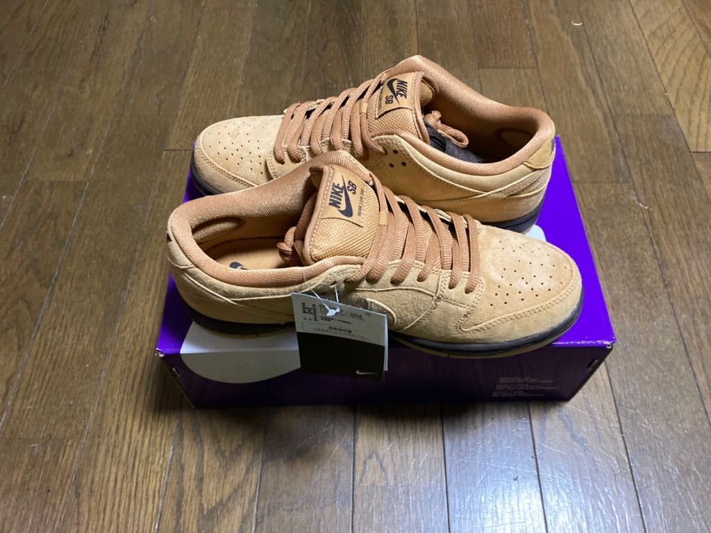 Nike SB Dunk Low Pro Wheat US8.5 26.5cm ナイキ エスビー ダンク ロー プロ ウィート BQ6817-204 新品未使用 国内正規品 黒タグ付_画像4