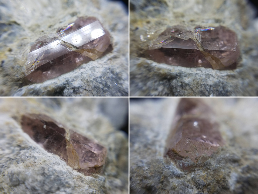 ピンクトパーズ シャンパンピンク 黄玉 結晶 原石 標本 約216ct パキスタン・カトラン産 Katlang 11_欠け・スレ・クラック等あり