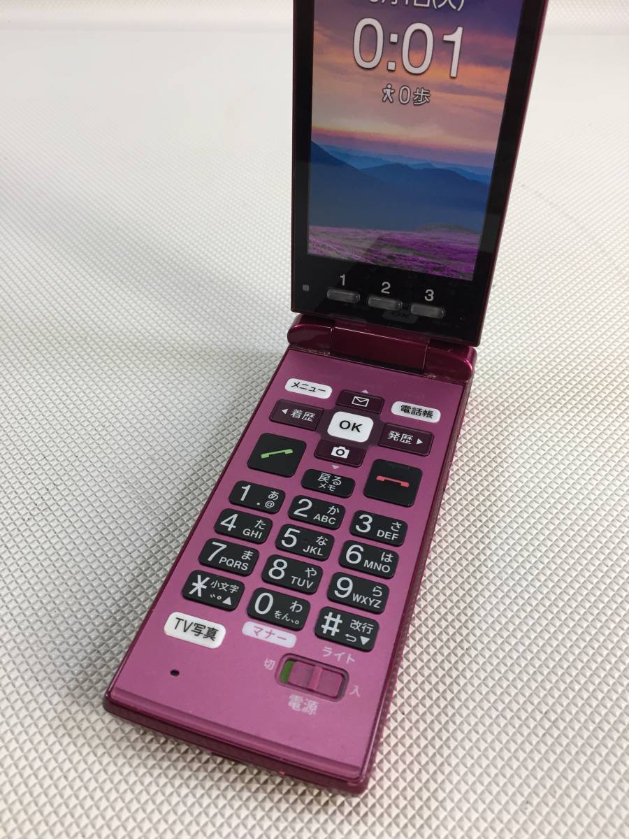 S3032○au KYOCERA 京セラ かんたんケータイ 携帯電話 KYF38 電池パック KYF36UAA 初期化済_画像3