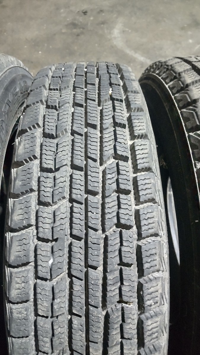 【引取限定】145/80R12 74Q 12インチ スタッドレス タイヤ 中古 4本 セット 大分県_画像4