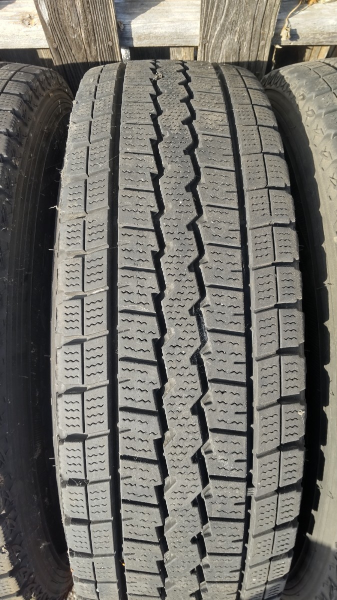 195/80R15 107/105L Dunlop studless used tire wheel 6 hole 4 pcs set Caravan Como 5.5J PCD139.7 Ooita prefecture 