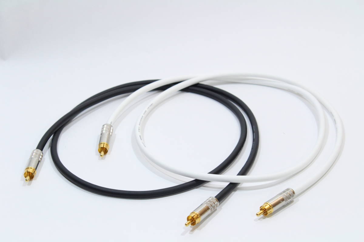 MOGAMI 2534 × SWITCHCRAFT [RCA кабель пара 1.5m чёрный × белый ] бесплатная доставка 