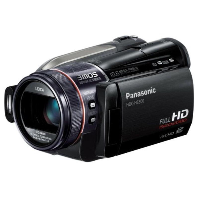 パナソニック デジタルハイビジョンビデオカメラ ブラック HDC-HS300-K