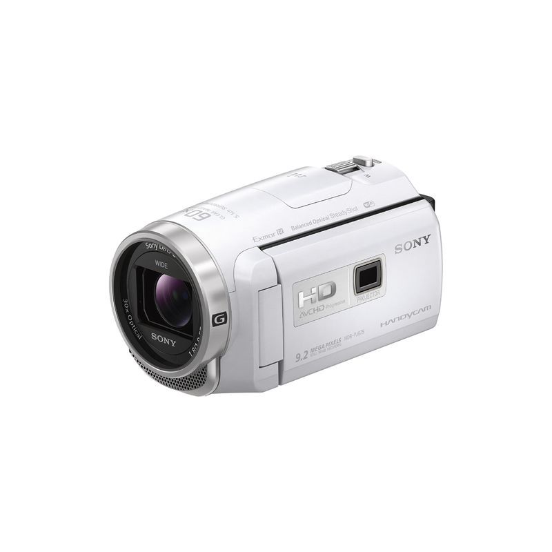 ソニー SONY ビデオカメラ Handycam 光学30倍 内蔵メモリー32GBホワイト HDR-PJ675 WC