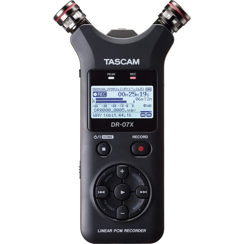 TASCAM(タスカム) DR-07X USB オーディオインターフェース搭載 ステレオ リニアPCMレコーダー ハンディレコーダー USB