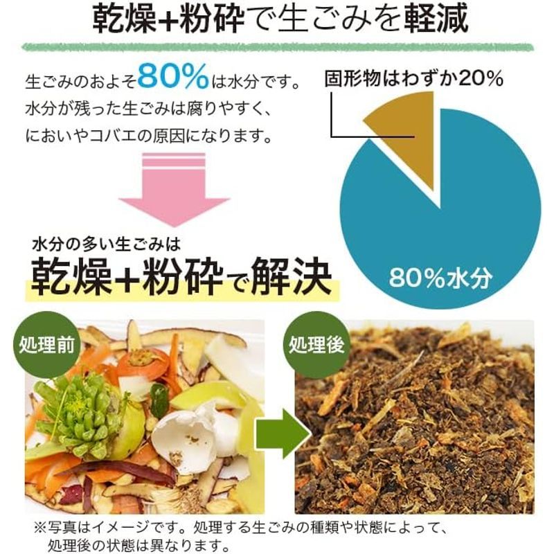 生ごみ処理機MD-11200 2L 生ごみ減量乾燥機 生ゴミ処理機 生ごみ処理 乾燥機_画像2