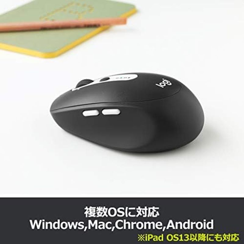 ロジクール ワイヤレスマウス 無線 マウス Bluetooth Unifying 7ボタン M585GP グラファイトコントラスト wind_画像2
