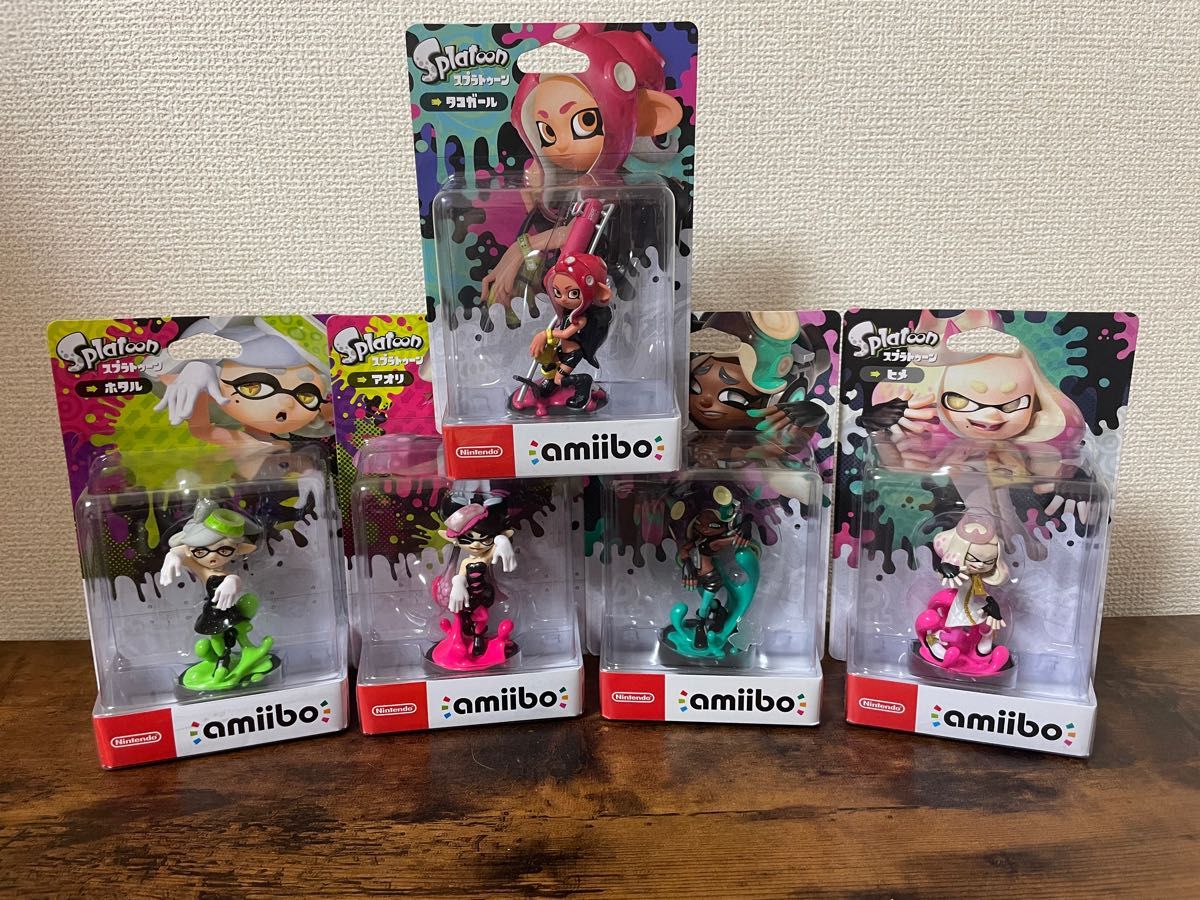 スプラトゥーン amiibo ヒメ イイダ アオリ ホタル タコガール Yahoo