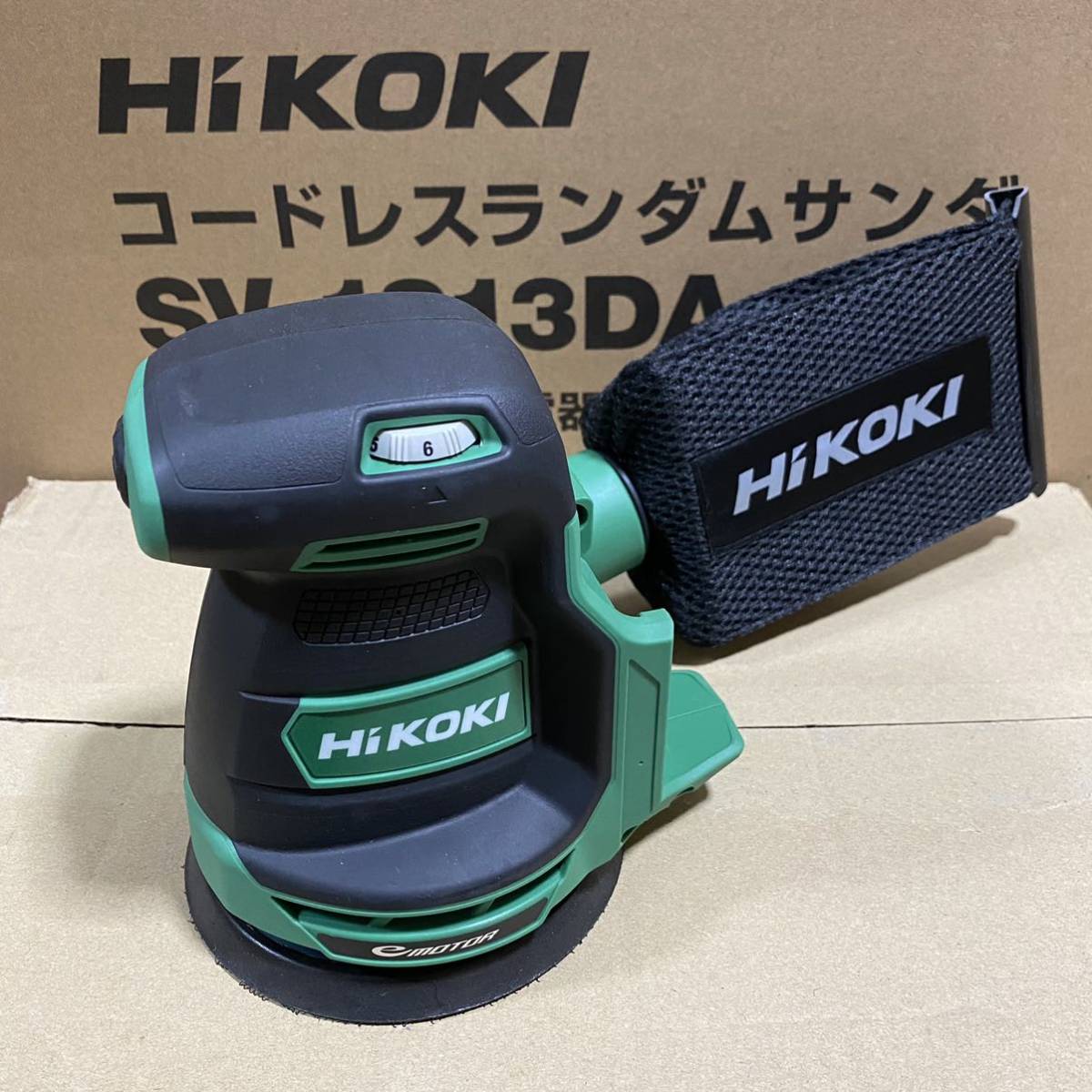 【送料込み！新製品！】HiKOKI 18V125mmコードレスランダムサンダ SV1813DA (NN) 本体のみ(バッテリー・充電器別売)