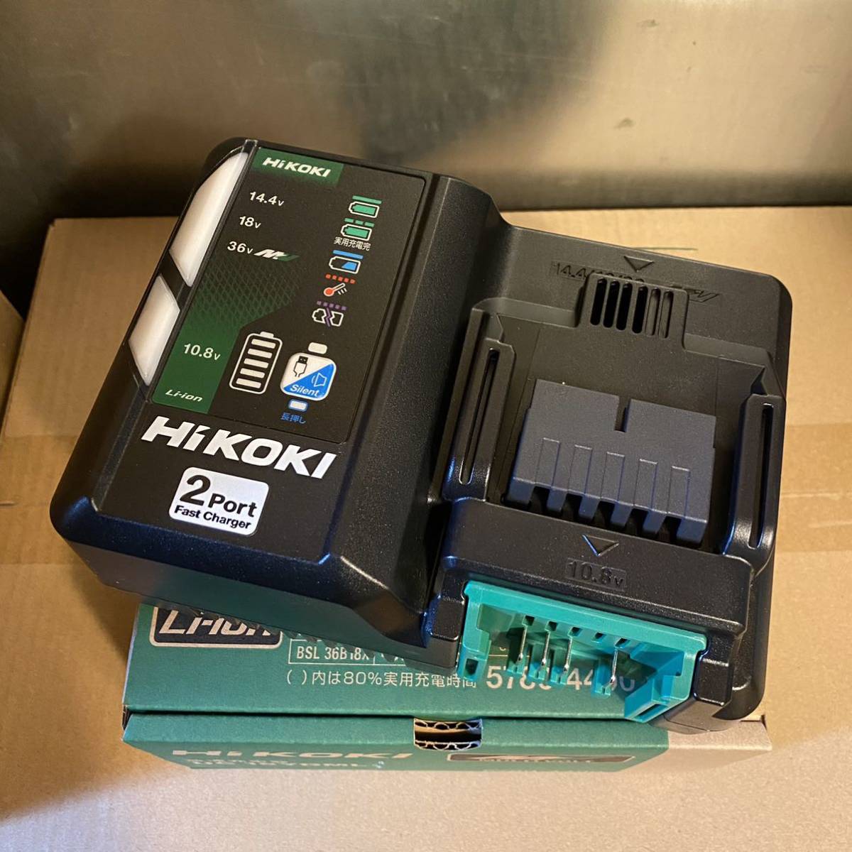 【送料込み！新製品！】HiKOKI 2ポート急速充電器 UC18YDML_画像1