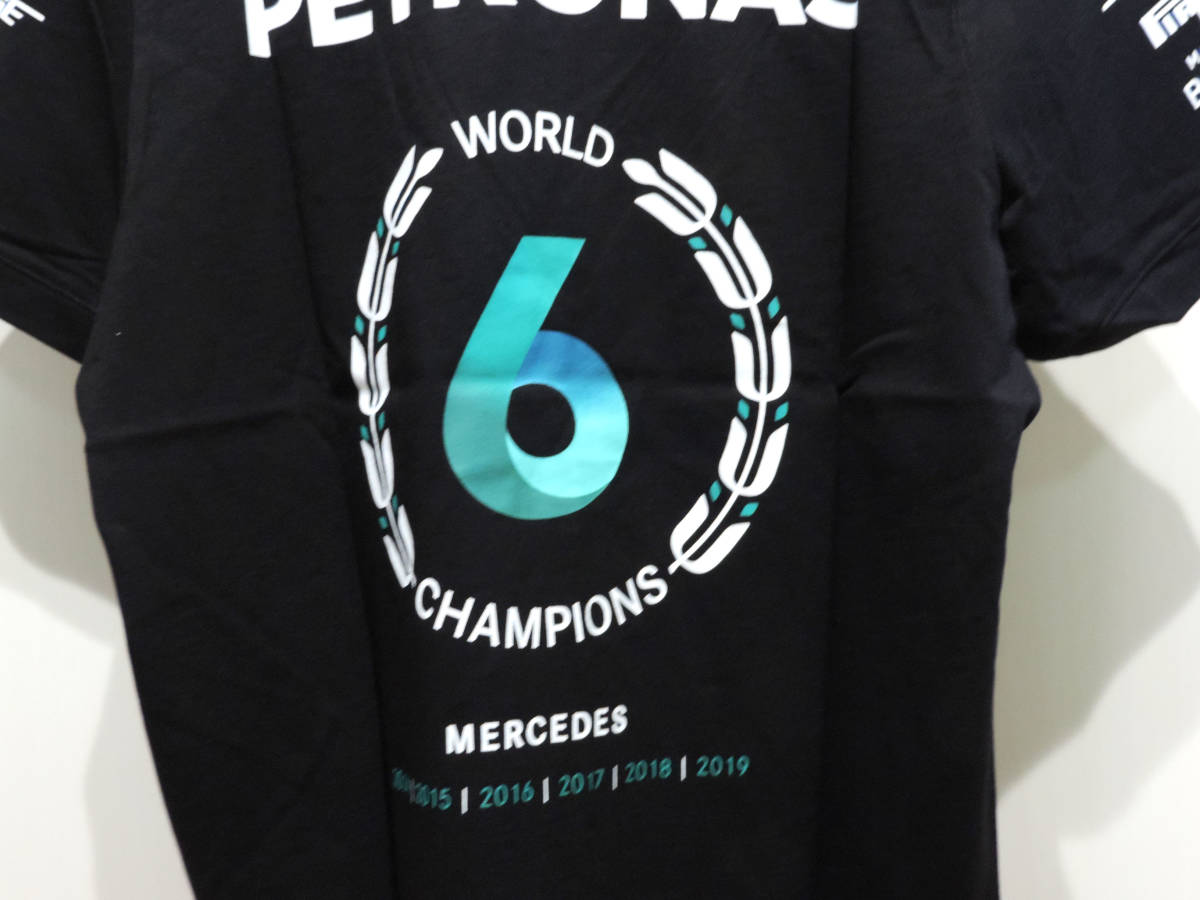 未使用 支給品 メルセデス F1 2019年 コンストラクター優勝記念 Tシャツ サイズXXXL_画像6