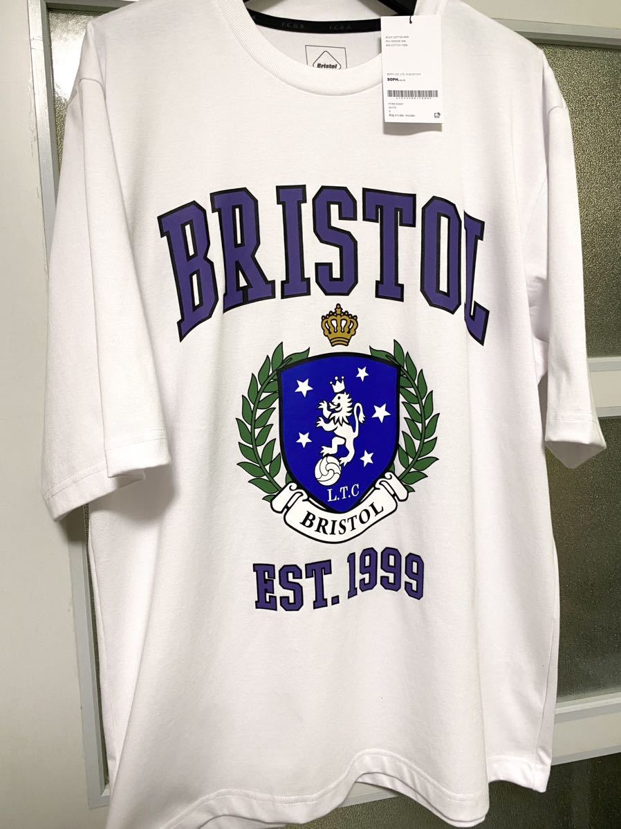 送料無料 S FCRB F C Real Bristol LAUREL BAGGY TEE White Tシャツ