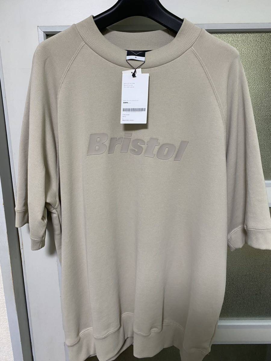 ★送料無料 S FCRB Bristol FCRB 23SS S/S CREWNECK BAGGY SWEAT 23SS スウェット ベージュ SOPH UE★