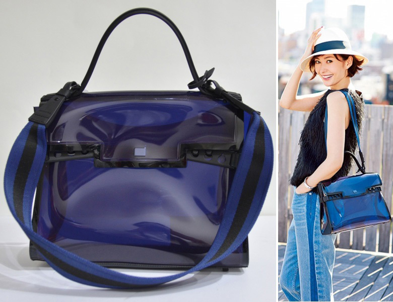 16SS DELVAUX デルボー デルヴォー Tempete タンペート Dark Night 2way ハンド バッグ Y-225611_画像1