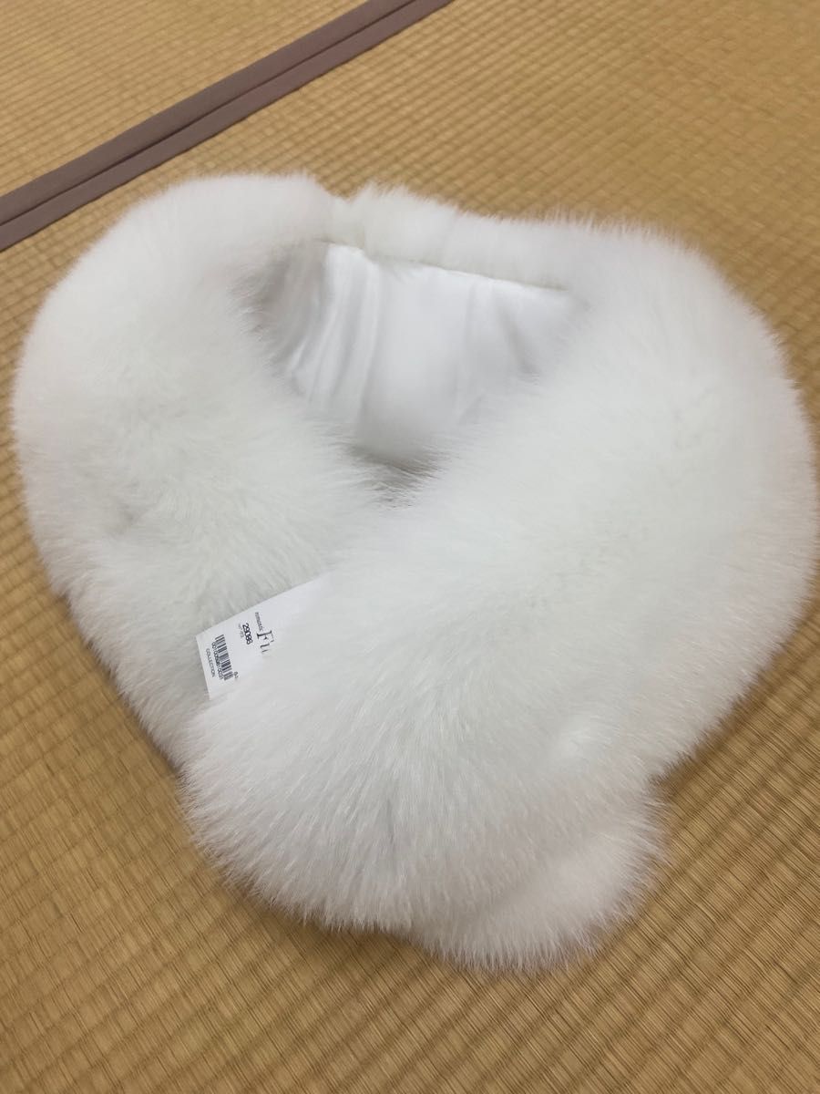 振袖 ショール 着物 最高級 シャドー フォックス SAGA FURS 毛皮 SAGA