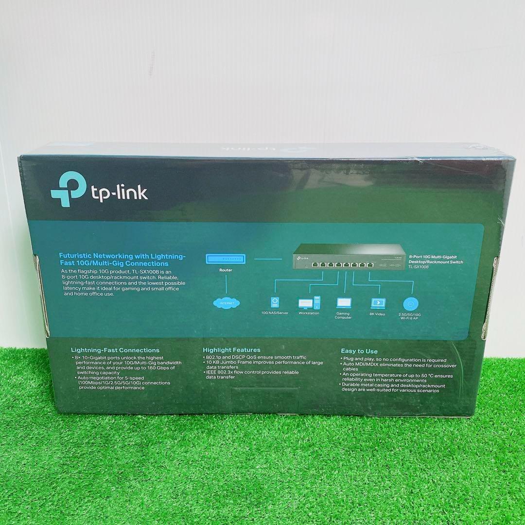 [ новый товар / нераспечатанный / стандартный товар ]TP-Link TL-SX1008 8 порт 10G переключение ступица сеть ступица мульти- Giga bit персональный компьютер чай pi- ссылка 