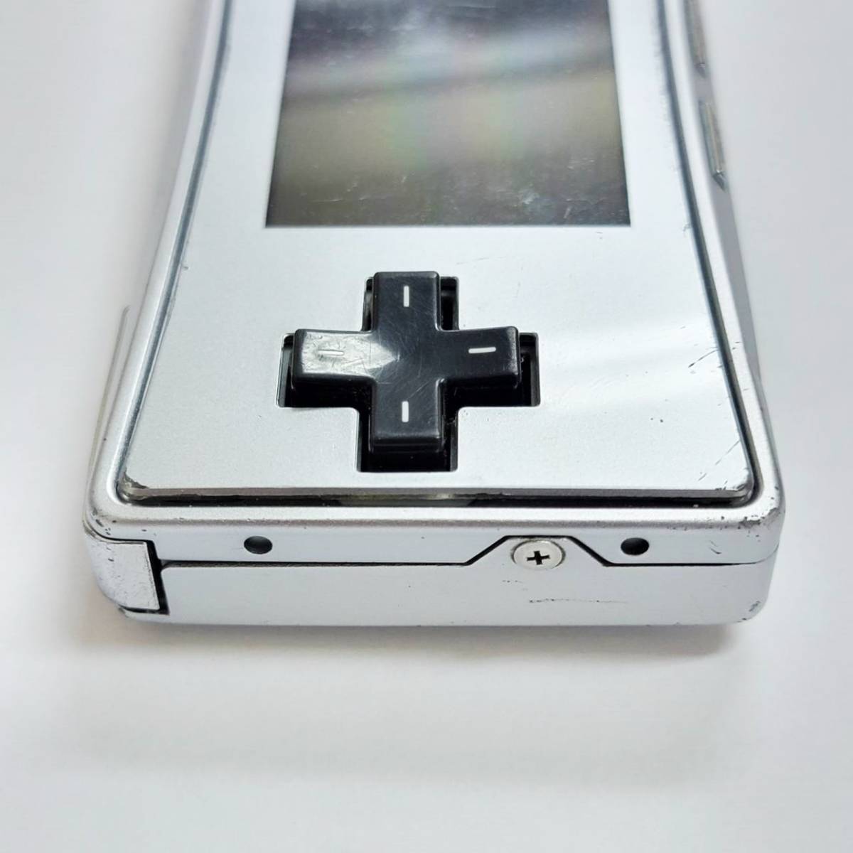 GAME BOY micro ゲームボーイミクロ Nintendo 任天堂 シルバー ジャンク 電源OK ソフト起動OK_画像8