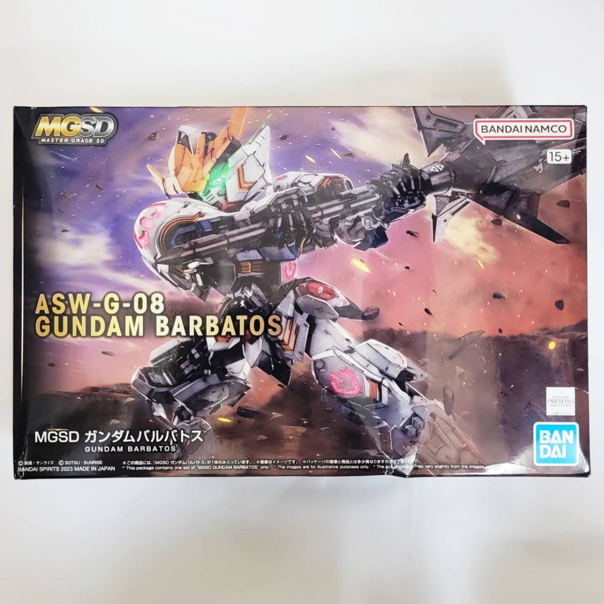 未組立 BANDAI MGSD ガンダムバルバトス ASW-G-08 GUNDAM BARBATOS プラモデル 機動戦士ガンダム 鉄血のオルフェンズ_画像1