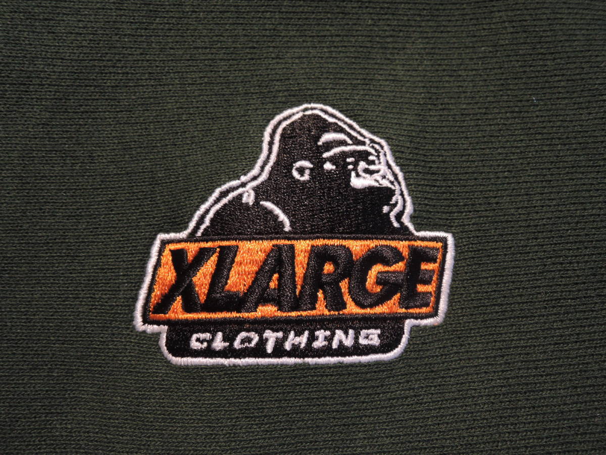 X-LARGE XLARGE エクストララージ XLARGE×Champion REVERSE WEAVE FULL-ZIP HOODED SWEAT チャンピオン グリーン L 最新人気品 値下げ！_画像3