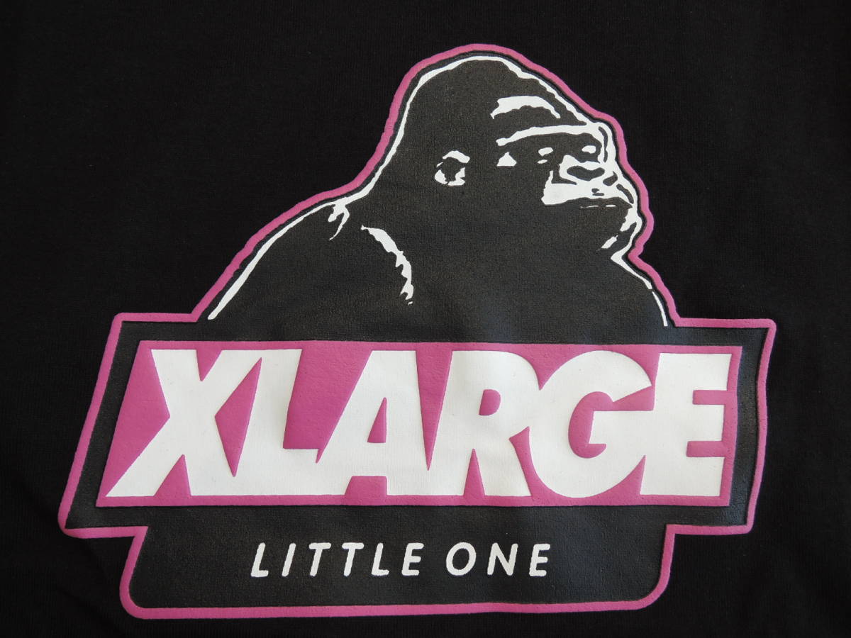 X-LARGE エクストララージ XLARGE Kids ソデ スランテッドゴリラ L/STEE 長袖Ｔシャツ ブラック 140 キッズ 最新人気品 送料230円～_画像2