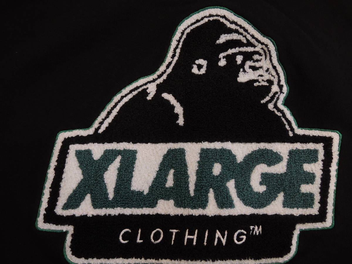 X-LARGE XLARGE エクストララージ CHENILLE SLANTED OG CREWNECK SWEATSHIRT ブラック XL 最新人気商品 値下げしました！_画像4