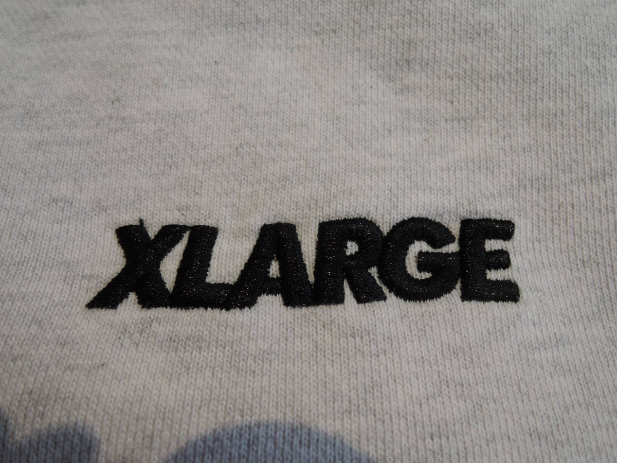 X-LARGE XLARGE エクストララージ CHENILLE SLANTED OG CREWNECK SWEATSHIRT アッシュ（グレー） XL 最新人気商品 値下げしました！_画像3