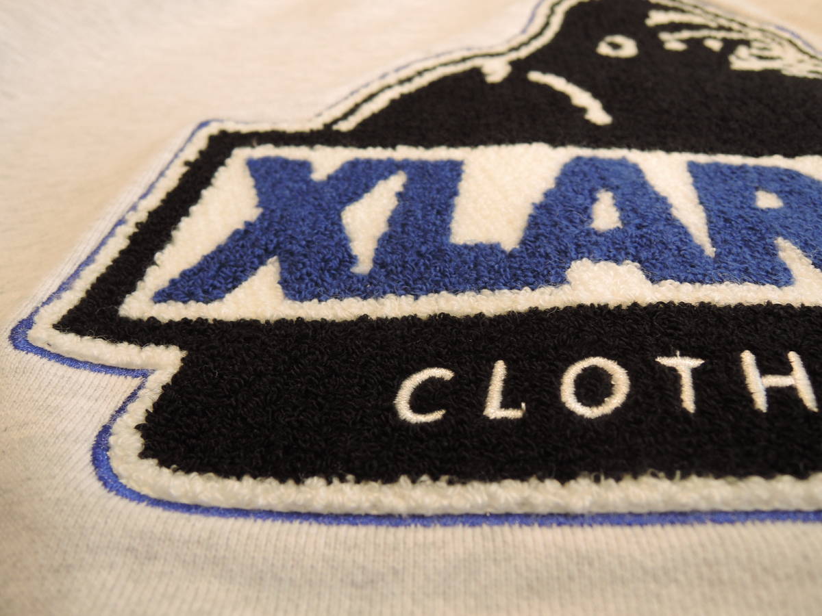 X-LARGE XLARGE XLarge CHENILLE SLANTED OG CREWNECK SWEATSHIRT ash ( gray ) XL newest popular commodity price cut!