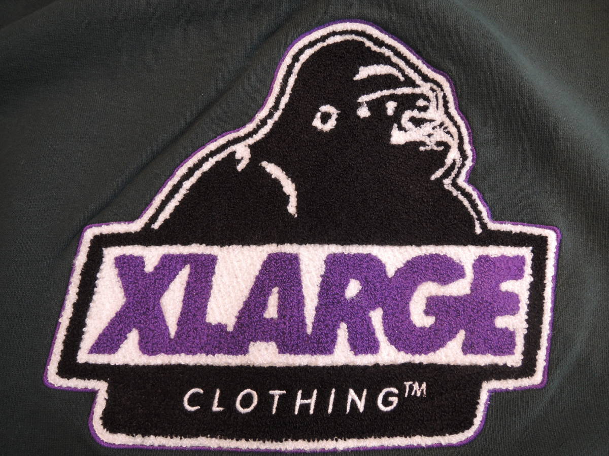 X-LARGE XLARGE XLarge CHENILLE SLANTED OG CREWNECK SWEATSHIRT green L newest popular commodity price cut!