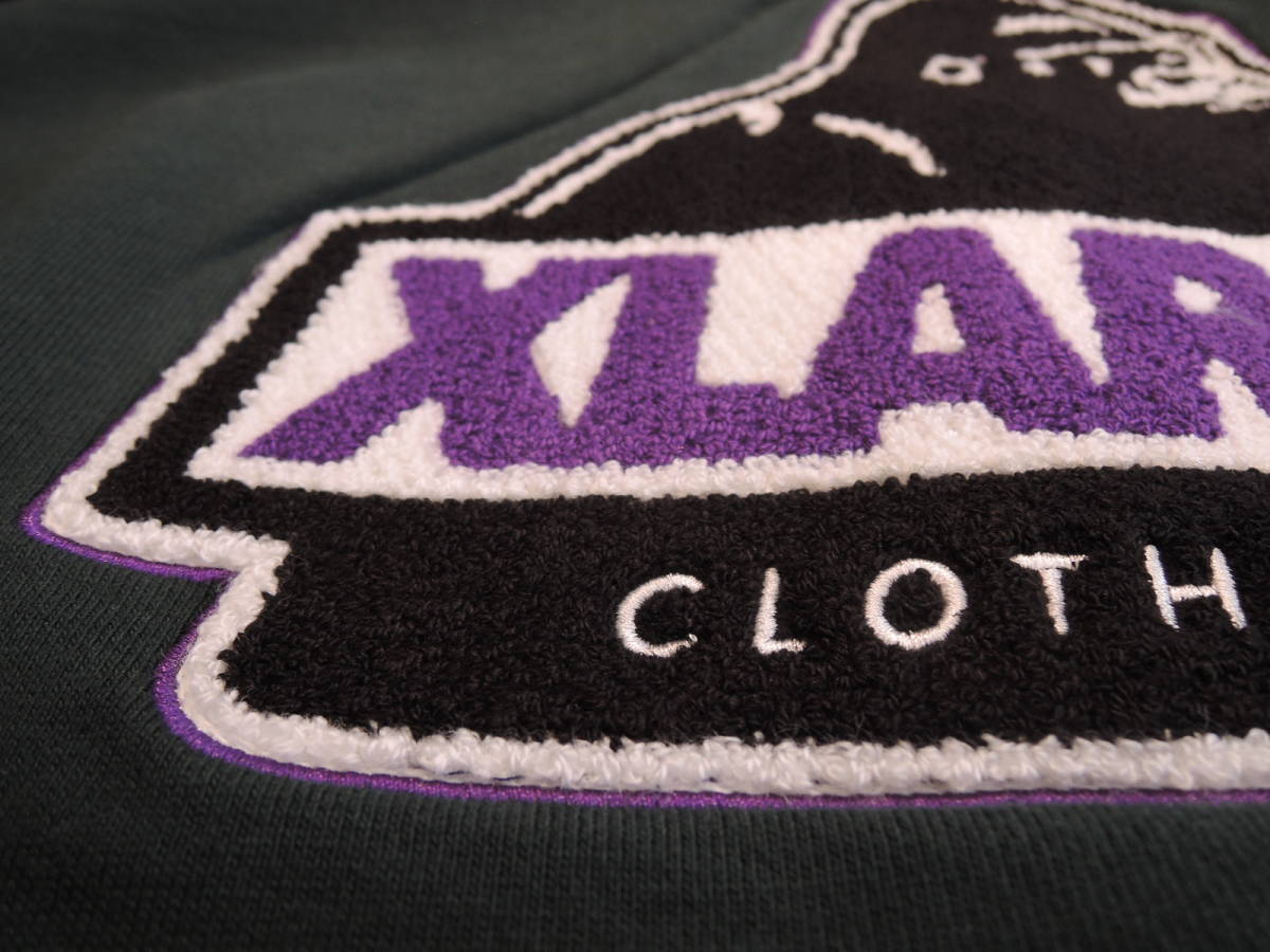 X-LARGE XLARGE XLarge CHENILLE SLANTED OG CREWNECK SWEATSHIRT green L newest popular commodity price cut!