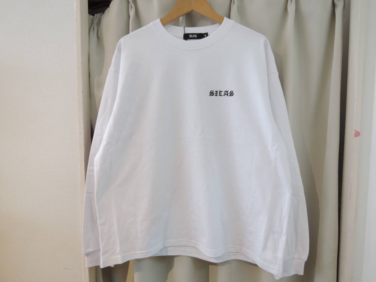 SILAS Silas GOAT L/S TEE white long T M size autumn winter newest popular commodity postage Y230~