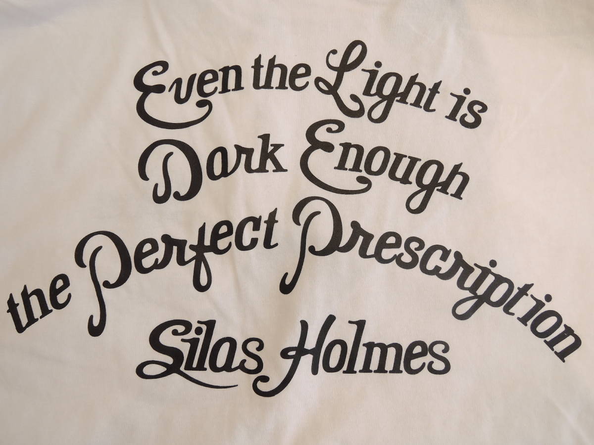 SILAS Silas SCRIPT BASIC WIDE L/S TEE white L size long T autumn winter newest popular commodity postage Y230~