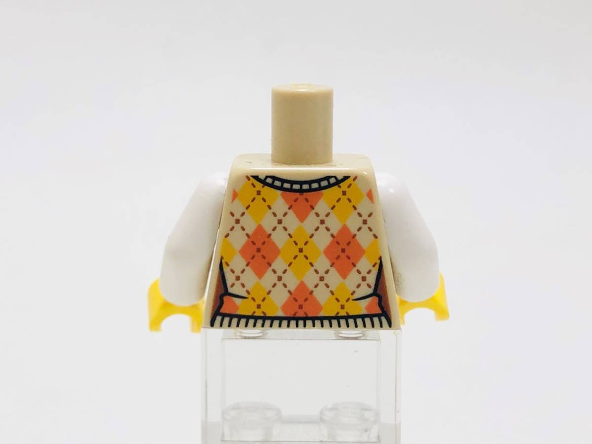 【新品未使用】レゴ　LEGO　ミニフィグ　トルソー　ボディ　142 アーガイル　セーター　_画像2
